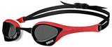 Arena Cobra Ultra Swimming Goggles - Smoke/ Red/ White