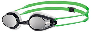 Arena Tracks Mirror Goggles - White/ Smoke/ Green