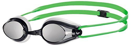 Arena Tracks Mirror Goggles - White/ Smoke/ Green