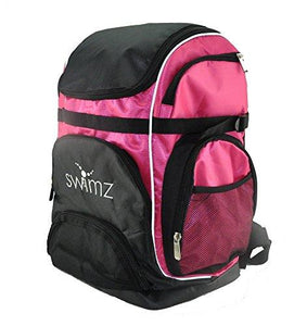 Swimz Freestyle Backpack - PERSONALISED (Pink/Black + Name)