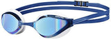 Arena Unisex Competition Python Mirror Swimming Goggles, Unisex, arena Unisex Wettkampf Schwimmbrille Python Mirror, blue mirror/White, One Size