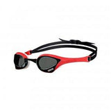 Arena Cobra Ultra Swimming Goggles - Smoke/ Red/ White