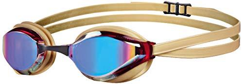 arena Unisex Racing Goggles Python Mirror Swimming, Copper-Gold, one size