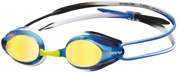 Arena Tracks Mirror Goggles - Blue/ Blue/ Black