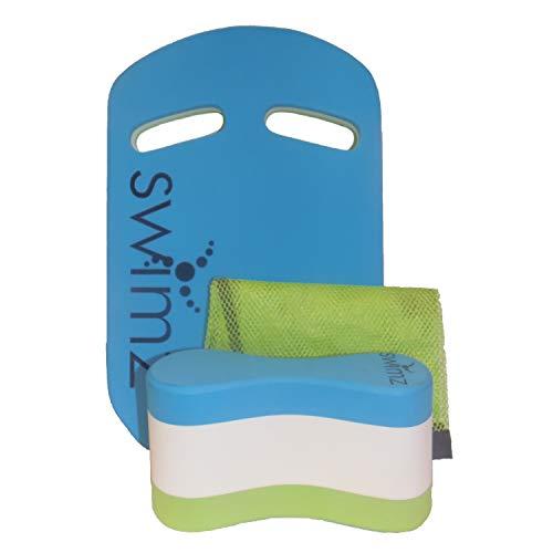 Swimz Basic Swim Kit Bundle - Blue White Lime