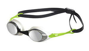 Arena Cobra Mirror Goggles - Smoke/Silver/Green