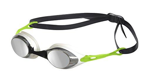 Arena Cobra Mirror Goggles - Smoke/Silver/Green