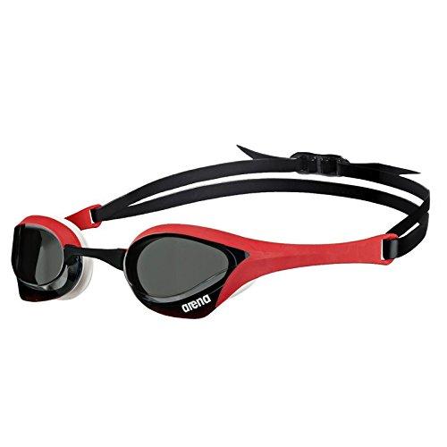 Arena Cobra Ultra Swimming Goggles - Smoke/ Red/ White