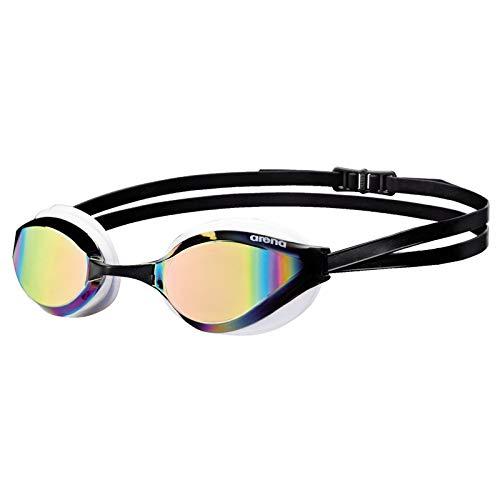 arena Unisex Racing Goggles Python Mirror Swimming, Revo White, One Size