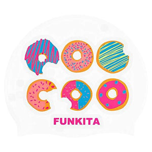 Dunking Donuts Silicone Swim Cap