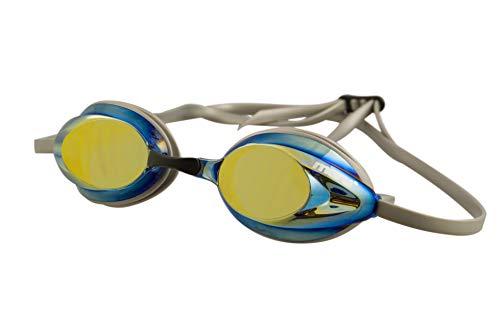 MARU Pulse Mirror Goggles - Silver/Blue/Gold