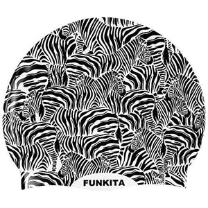 Funkita Zebra Crossing Silicone Swim Cap