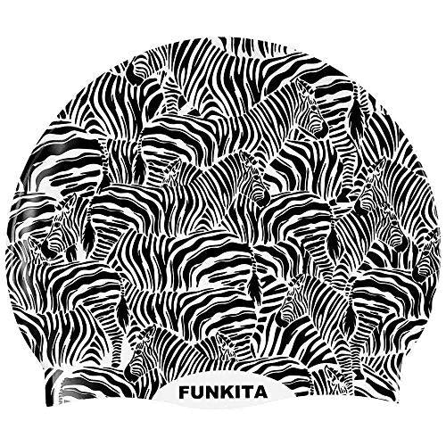 Funkita Zebra Crossing Silicone Swim Cap