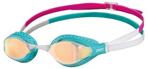 Arena Goggles Airspeed Mirror - Yellow Copper / Turquoise