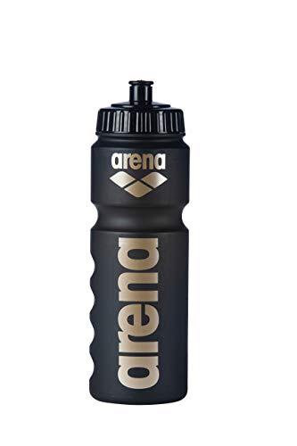 Arena Water Bottle, Unisex Adult, Black/Gold, One Size