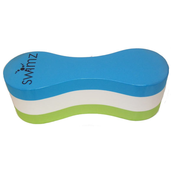 Swimz Junior Pull Buoy - Blue White Lime