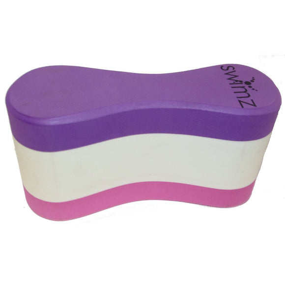 Swimz Club Pull Buoy - Purple White Pink